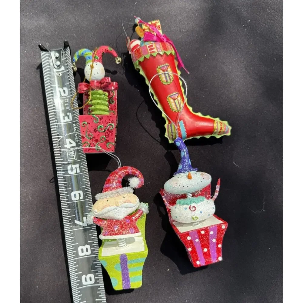 Dept 56 Whimsical Christmas ornament Bobble Springy Rare! -Lo10